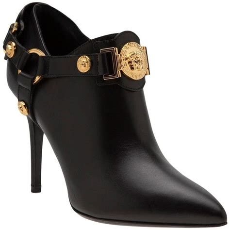 versace buckled bootie